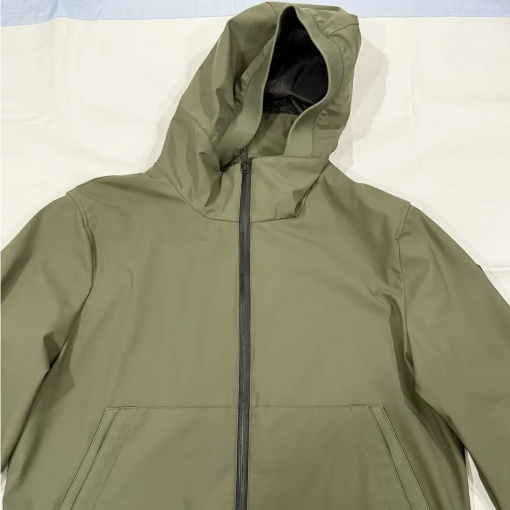 Olive Green Men's Windbreaker Jacket